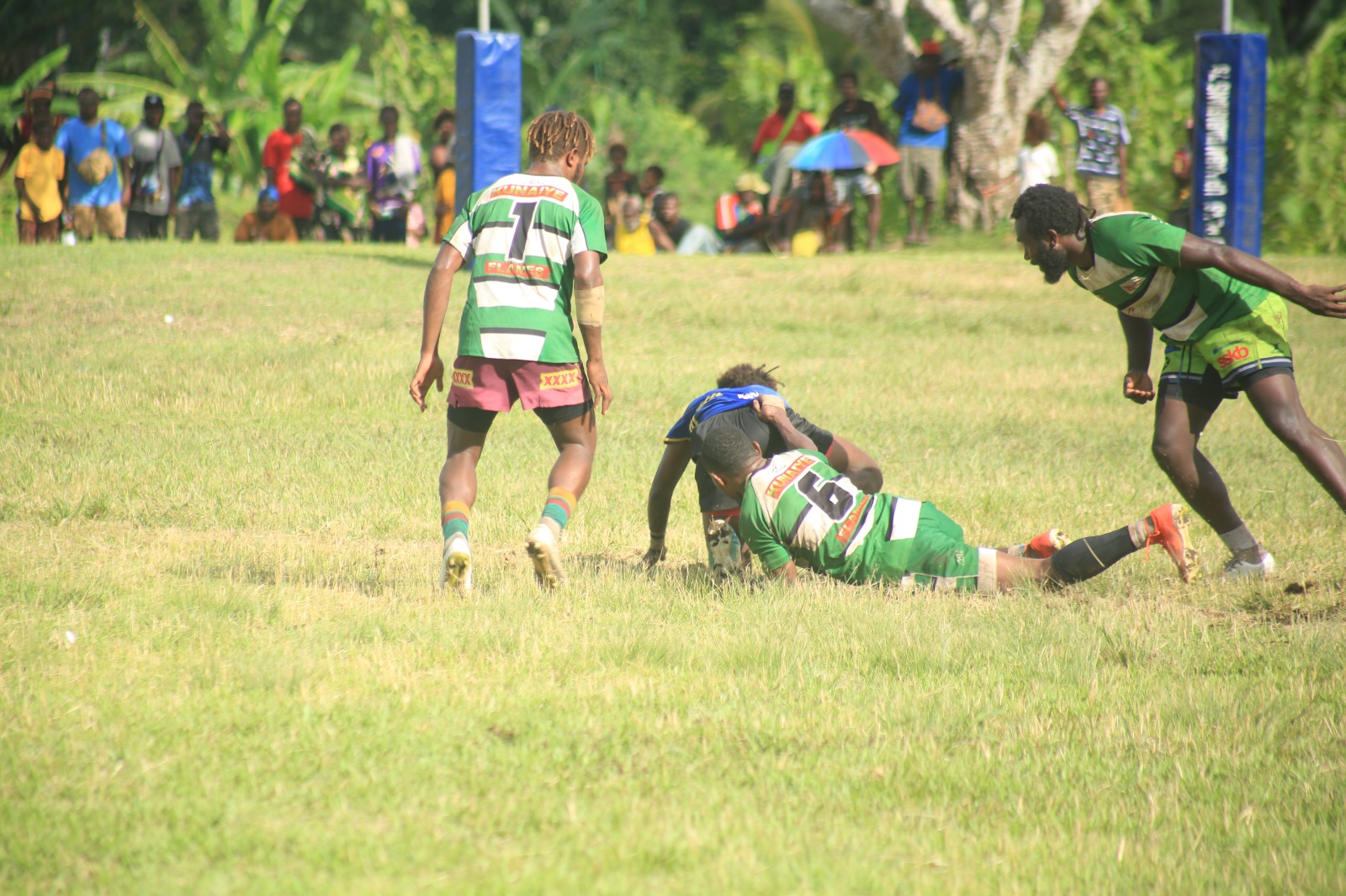 BAMA rugby league match action